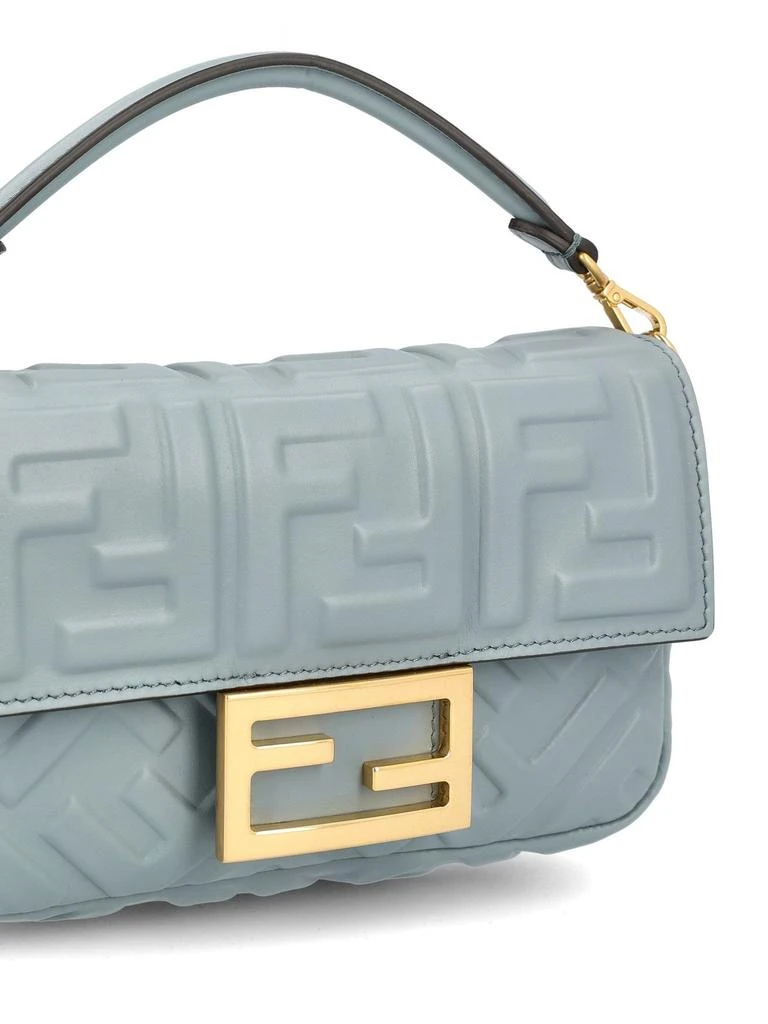 Fendi Fendi Baguette FF Embossed Mini Shoulder Bag 4