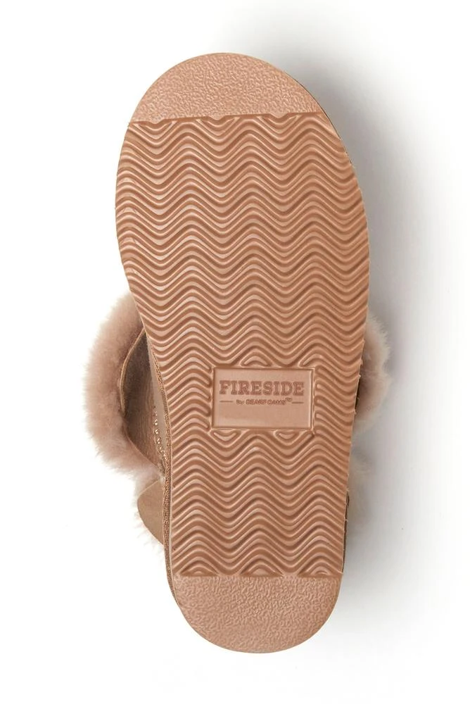 Dear Foams Perth Genuine Shearling Foldover Bootie 5