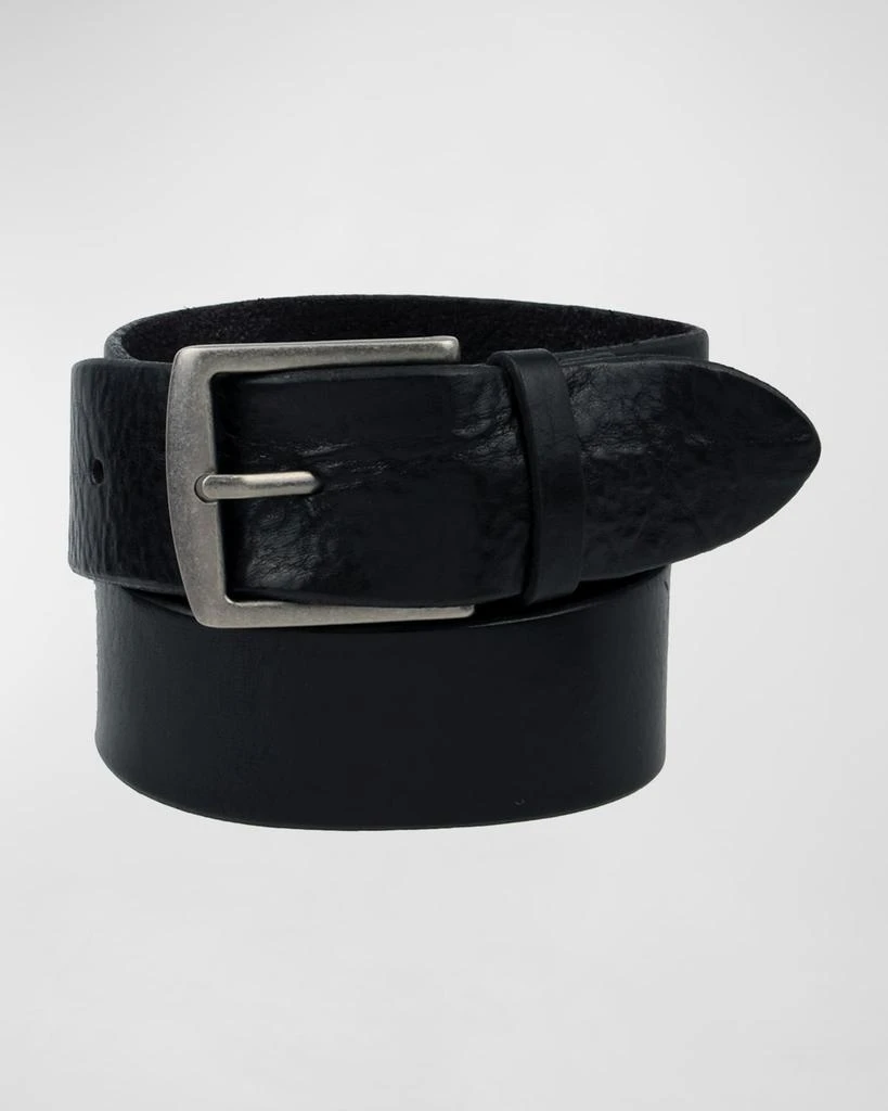 Frye Men's Flat Panel Leather Belt 1