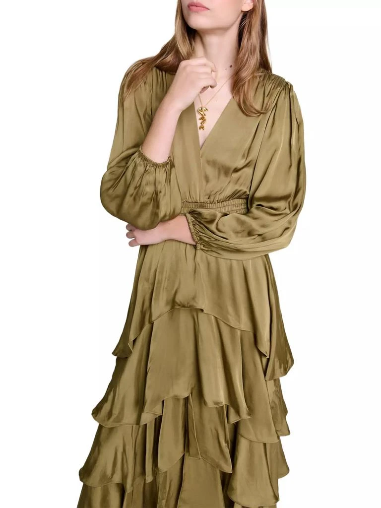 Maje Tiered Maxi Dress 7