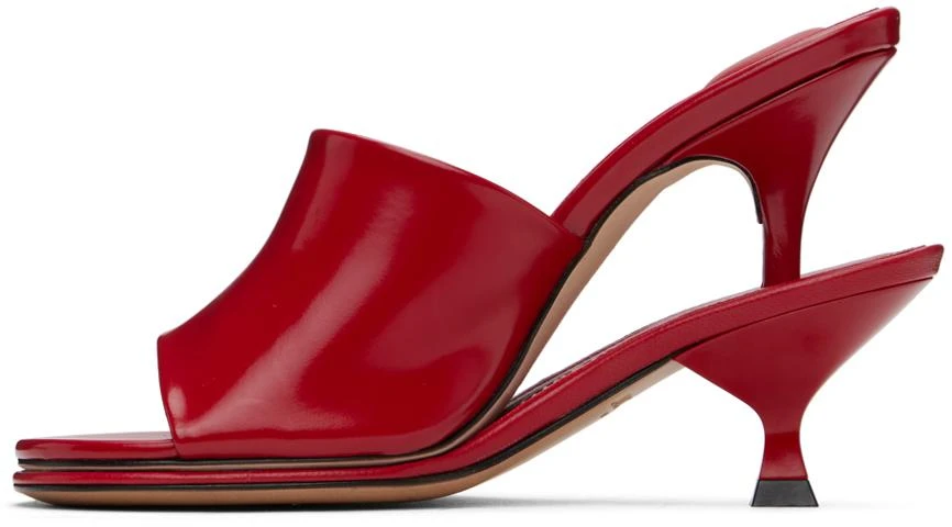 Jacquemus Red La Casa 'Les doubles mules' Heeled Sandals 3