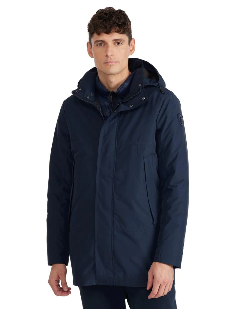 Pajar Men's Altair Mid Length Parka with Welded Detail and Detachable Hood 1