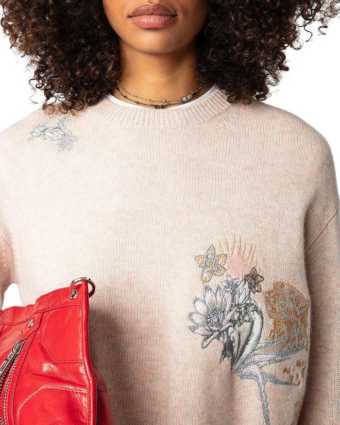 ZADIG & VOLTAIRE Cashmere Embroidered Sweater 5