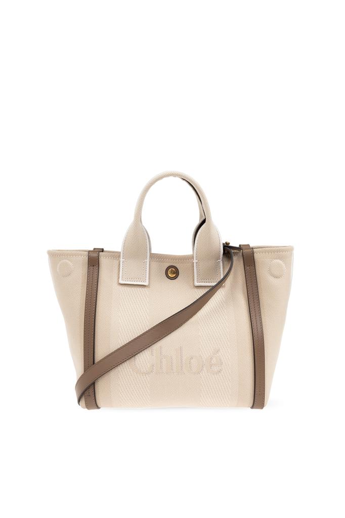 トートバッグ CHLOE Sand Leather Large Spin Shopping Bag Chloé Sand Leather Large Spin Shopping Bag | italist, ALWAYS