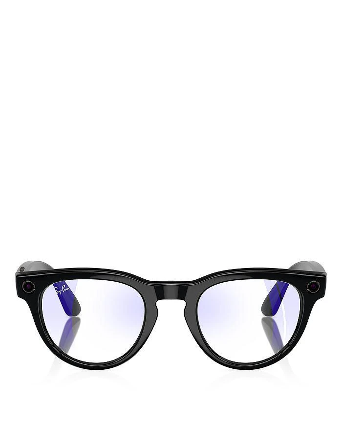 Ray-Ban Ray-Ban Meta Headliner Round Smart Sunglasses, 50mm