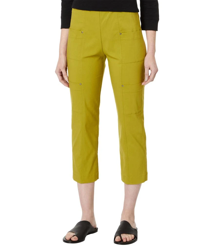 Elliott Lauren Control Stretch Pull-On Cropped Cargo Pants 1