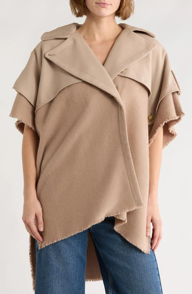 Rag 
Bone Wool Trench Poncho