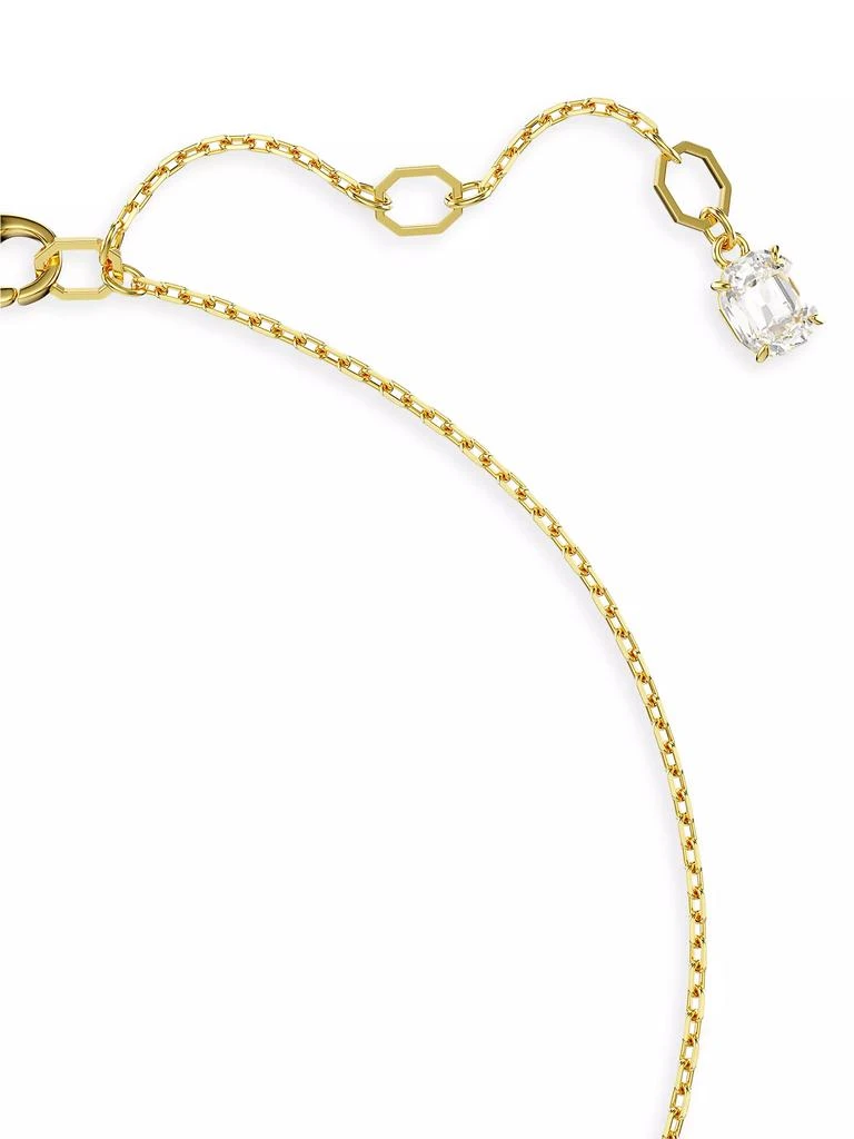 Swarovski Idyllia Goldtone, Crystal & Imitation Pearl Heart Pendant Necklace 3