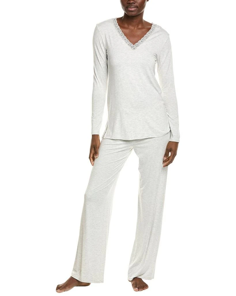 Natori 2pc Feather Essentials Pajama Set 1