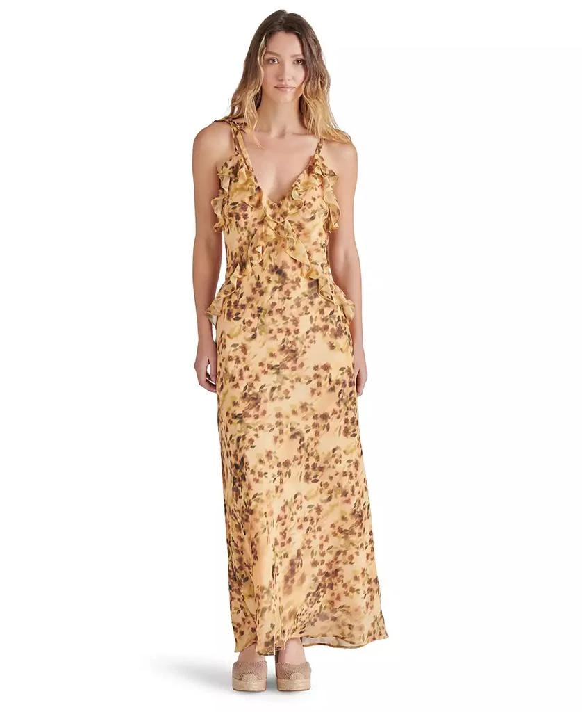Steve Madden Women's Adalina Ruffle-Trim Chiffon Dress 1