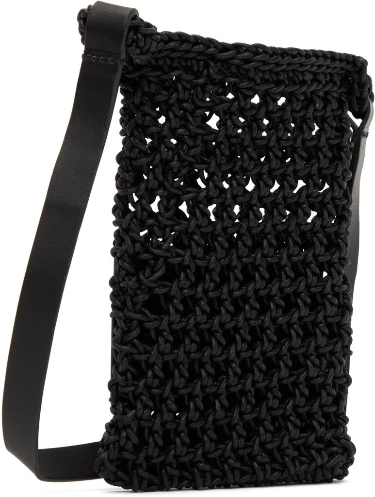 Jil Sander Black Net Passport Holder 3