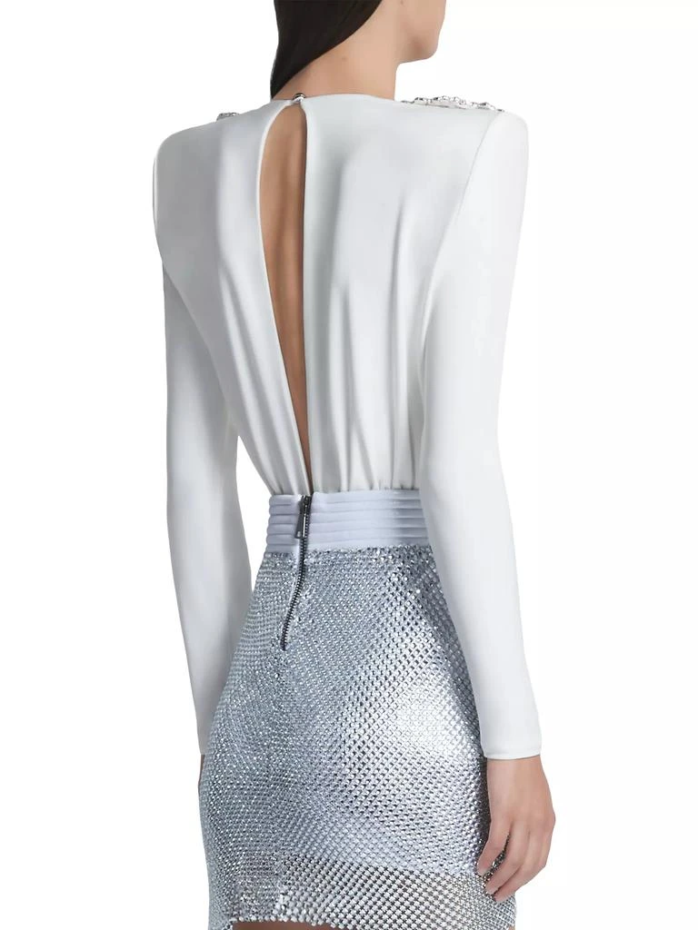 Zhivago Roxy Jewel-Embellished Bodysuit 7