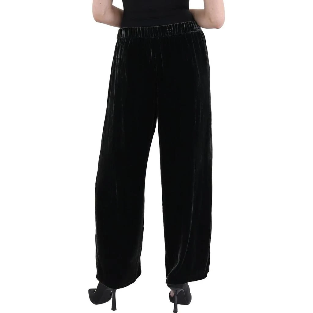 Eileen Fisher Womens Velvet Elastic Waist Ankle Pants 2