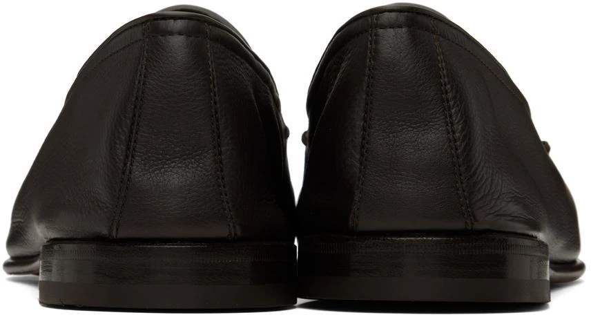 Zegna Brown Soft Calf 'L'asola' Loafers 2