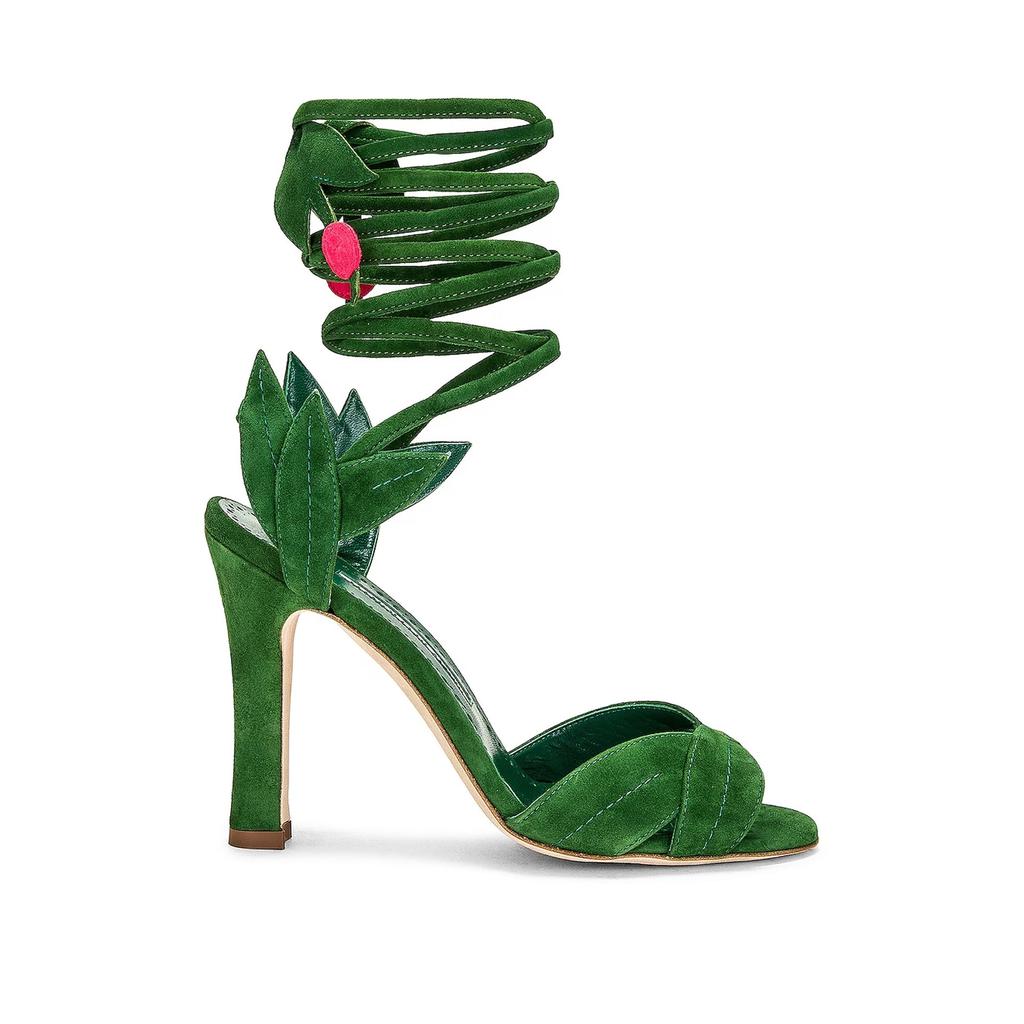Manolo Blahnik Manolo Blahnik Ossie 105 Wrap Sandals