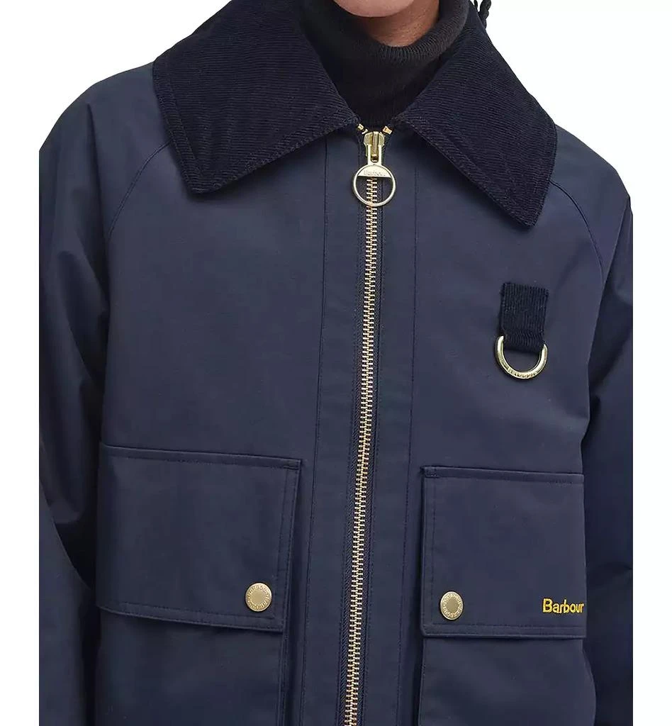 Barbour Women's Nora Oversized-Collar Utility Jacket 3