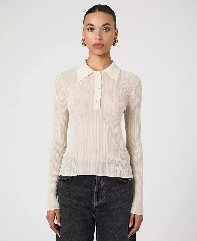 French Connection Women's Knit Polo Top 1