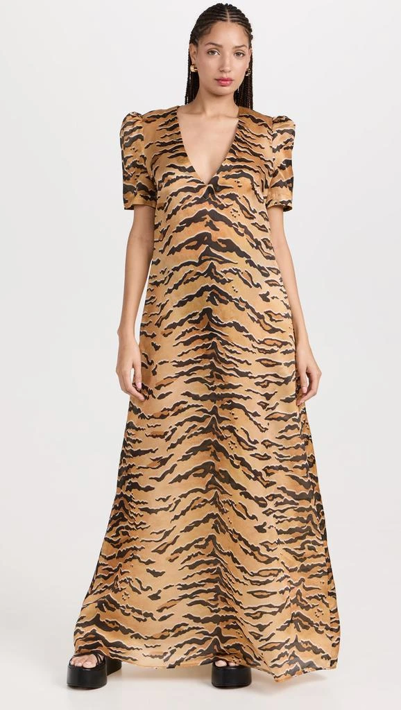 Zimmermann Matchmaker Short Sleeve Maxi Dress 6