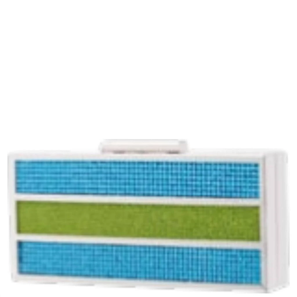 Nina Nina - Women
s Ziona Colorblock Crystal Minaudiere Clutch 2