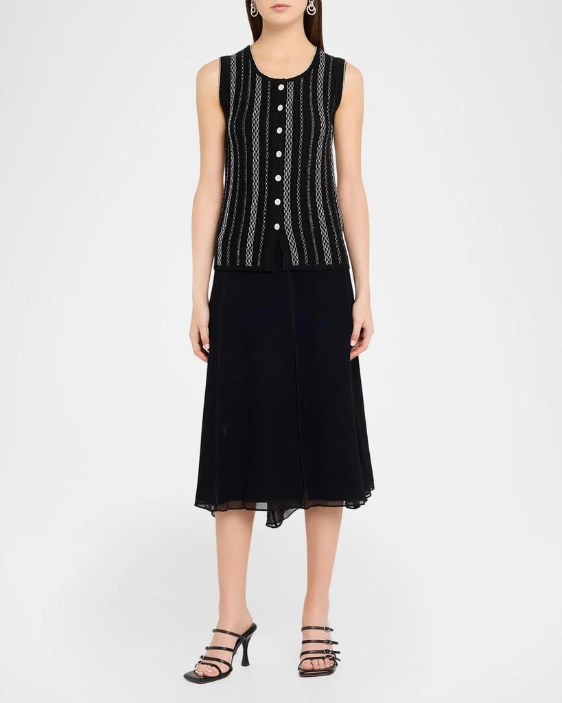 Proenza Schouler Alyna Textured Knit Vest 2
