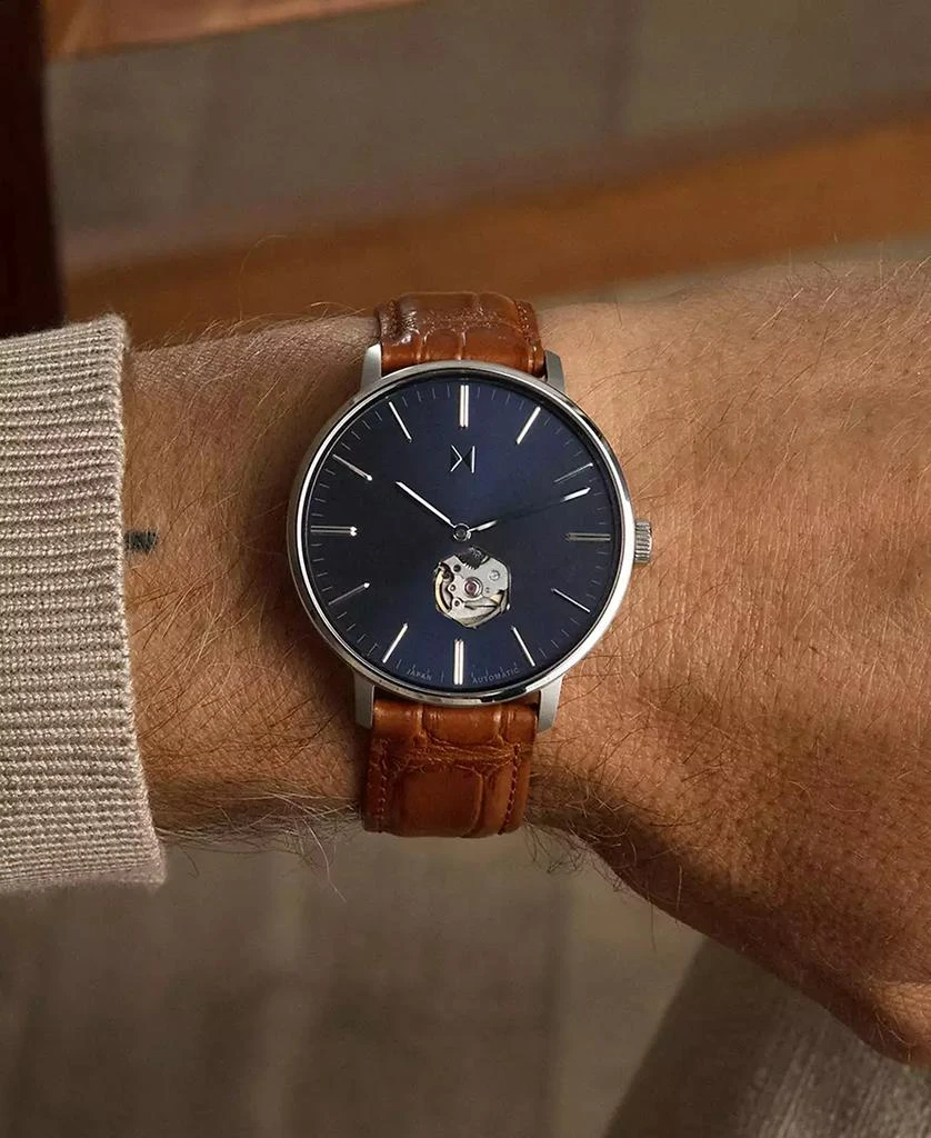 MVMT Men's Legacy Slim Automatic Tan Leather Watch 42mm 4