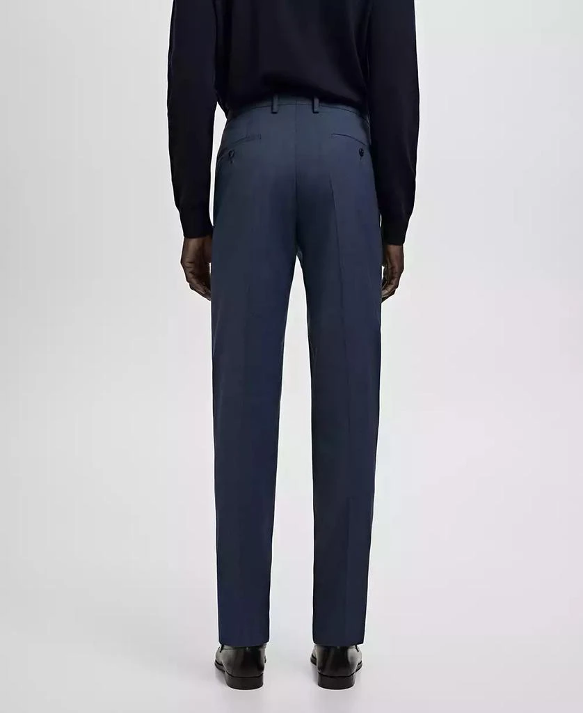 Mango Men
s Stretch Fabric Super Slim-Fit Suit Trousers 3