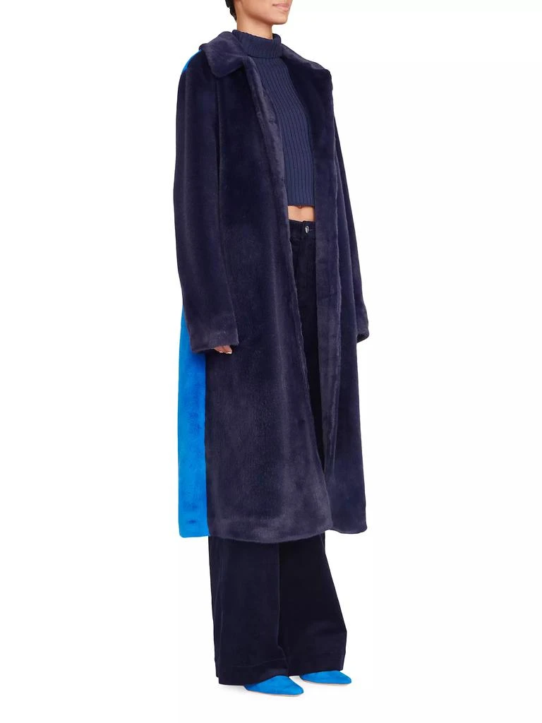 Staud Dubois Single-Breasted Teddy Coat 4