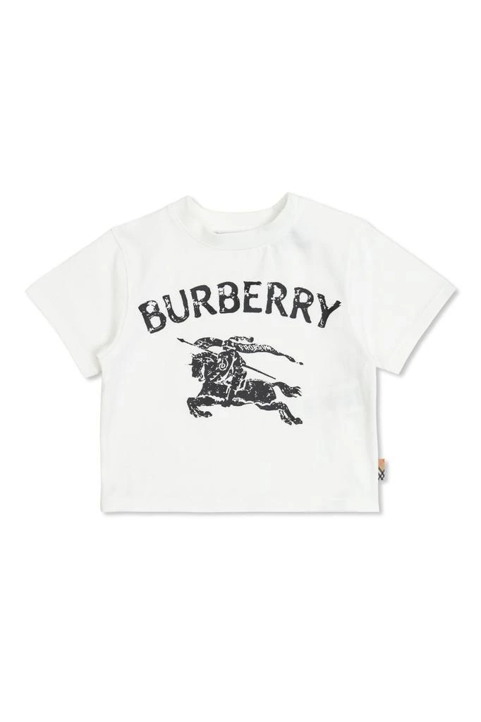 Burberry Burberry Kids Cedar Logo Printed T-Shirt