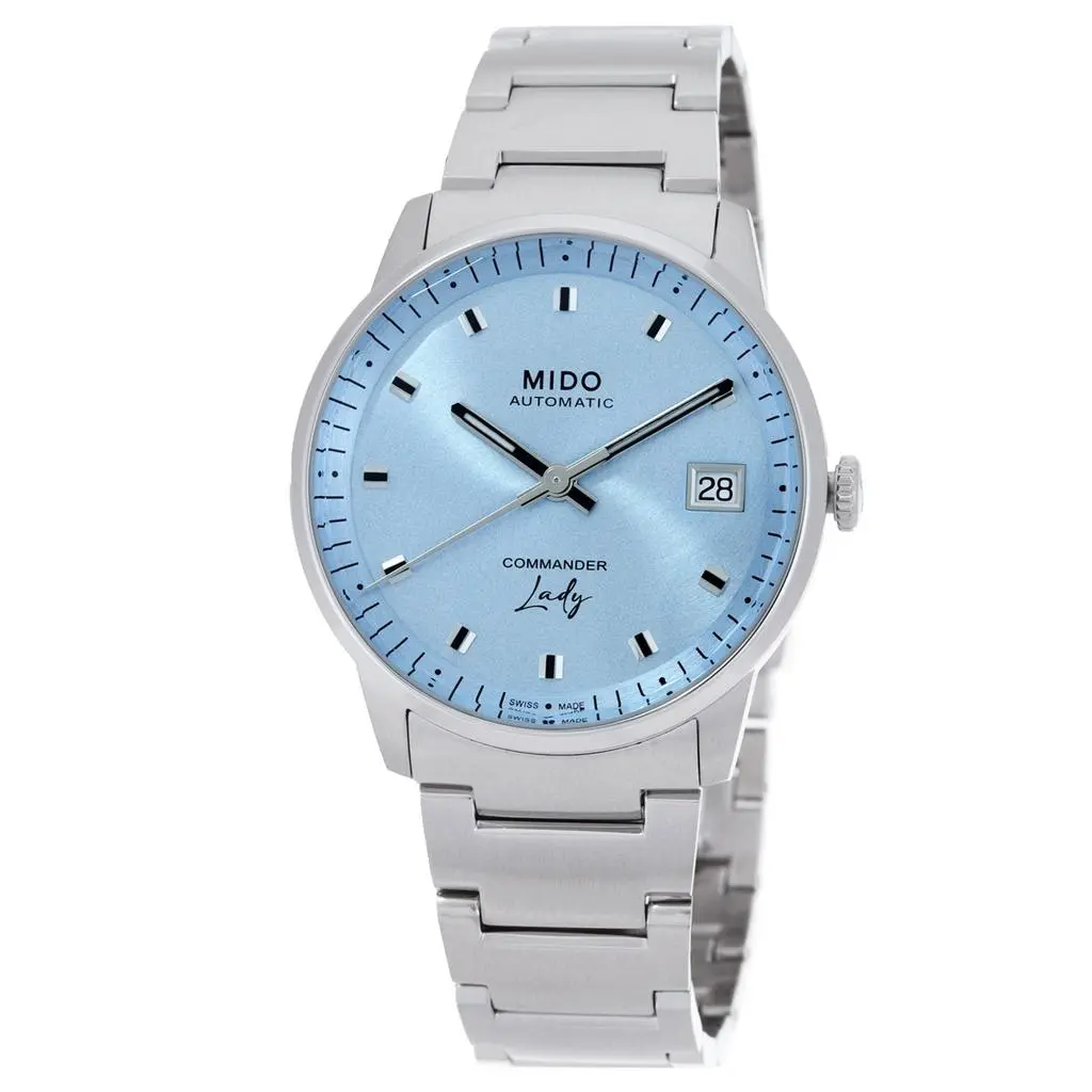NWT Mido Belluna II Automatic Grey Dial Ladies Watch M024.207.11.061.00 All Archived Products Belluna Mido Archived Belluna II  main image 3