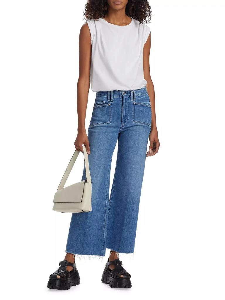 Paige Anessa Raw Wide-Leg Jeans 2