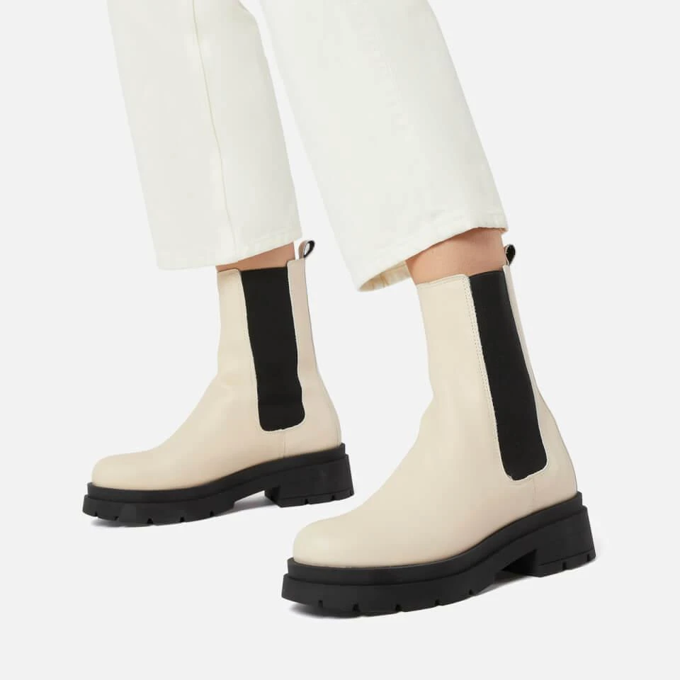 Dune DUNE LONDON PALMZ LEATHER CHELSEA BOOTS 6