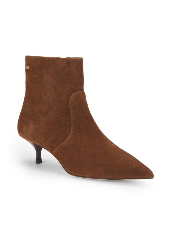 Stuart Weitzman Suede Kitten cheapest Heel 10