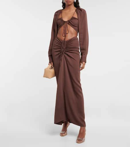 Christopher Esber Ruched crop top 2