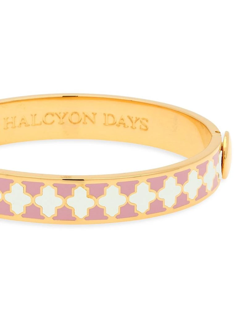 Halcyon Days Agama 18K Gold-Plated Hinged Bangle Bracelet 3