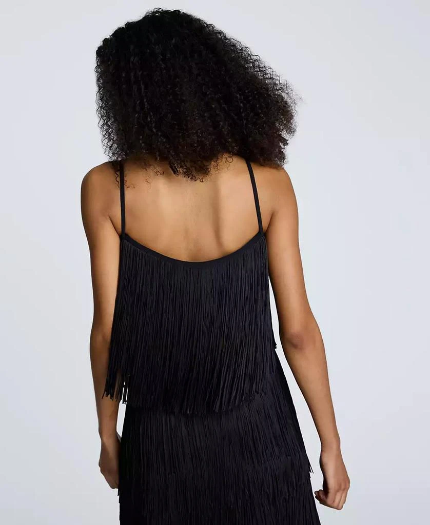 Kenneth Cole Women's Fringe Cropped Camisole Top 5