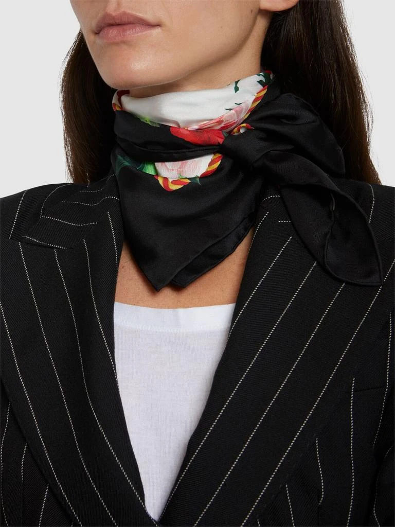 Dolce & Gabbana Printed Silk Scarf 1