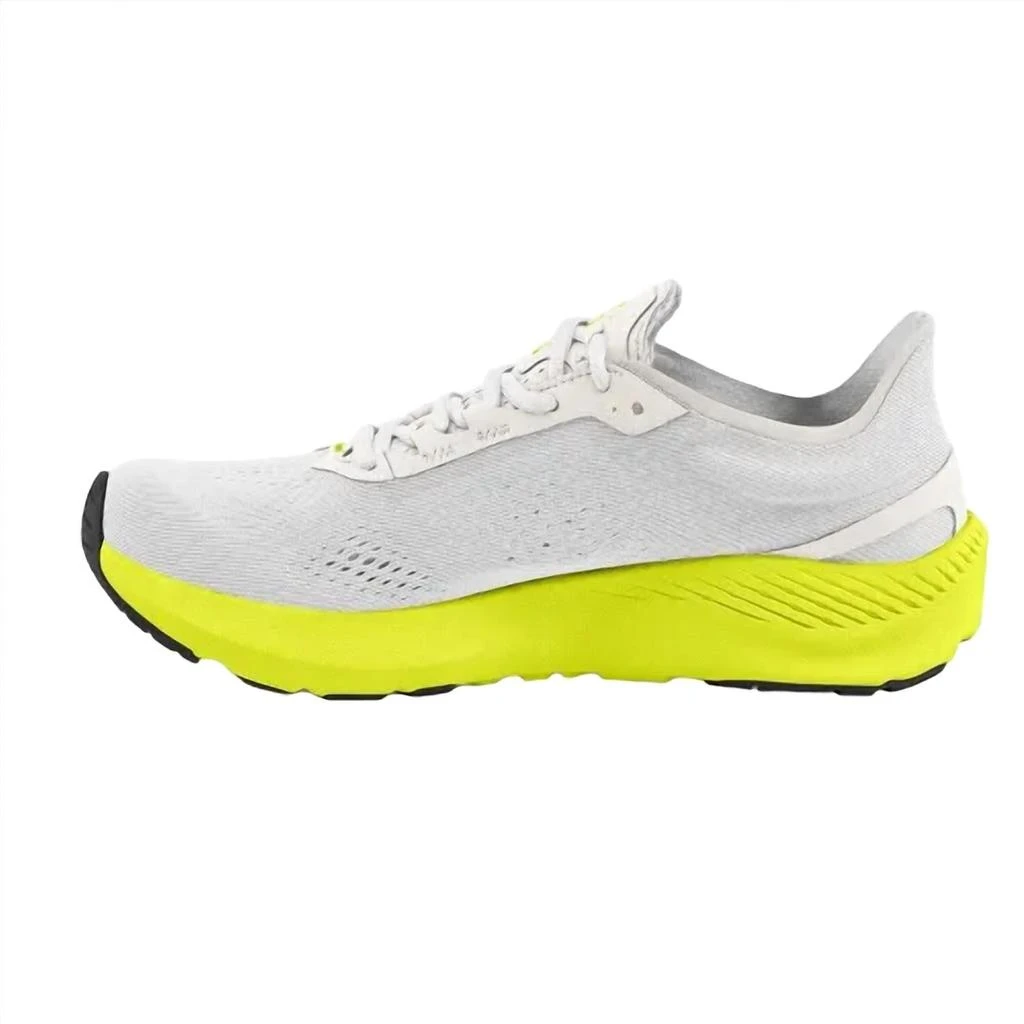 Topo Athletic Men's Cyclone Running Shoes - Medium Width In White,lime 2