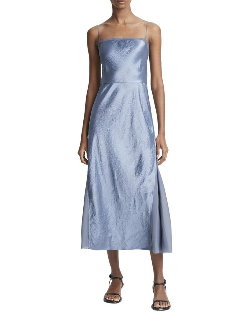 Vince Sheer Paneled Slip Dress 1