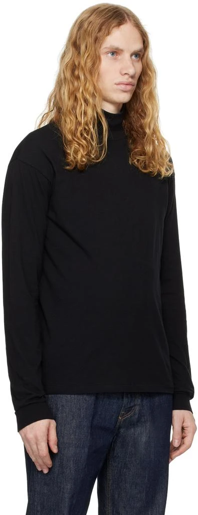 AURALEE Black Seamless Turtleneck 4