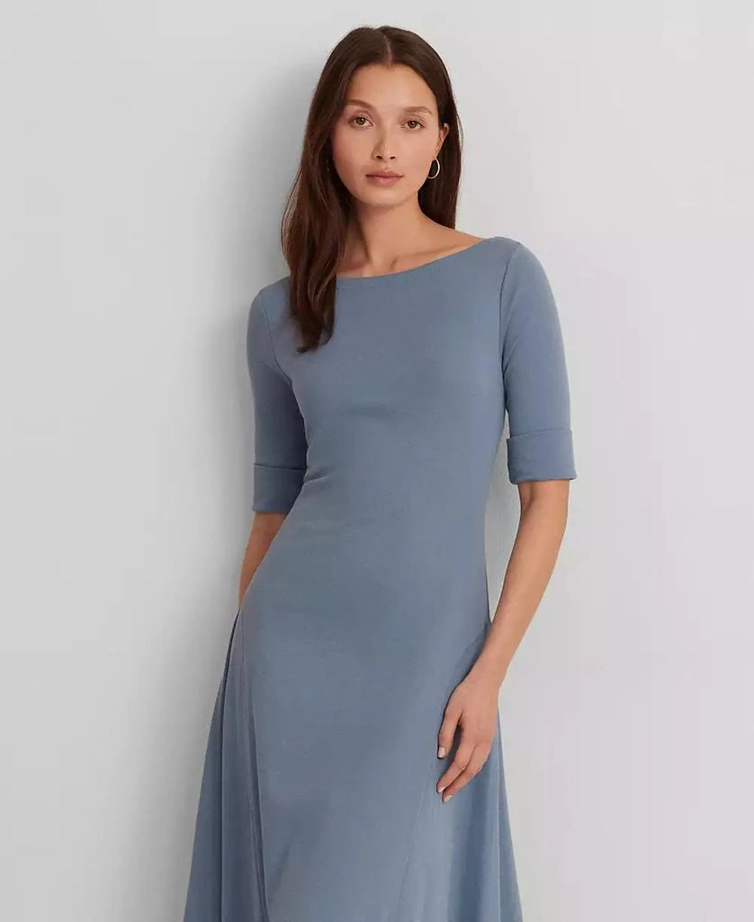 Ralph Lauren Women's Stretch Cotton Midi Dress 3
