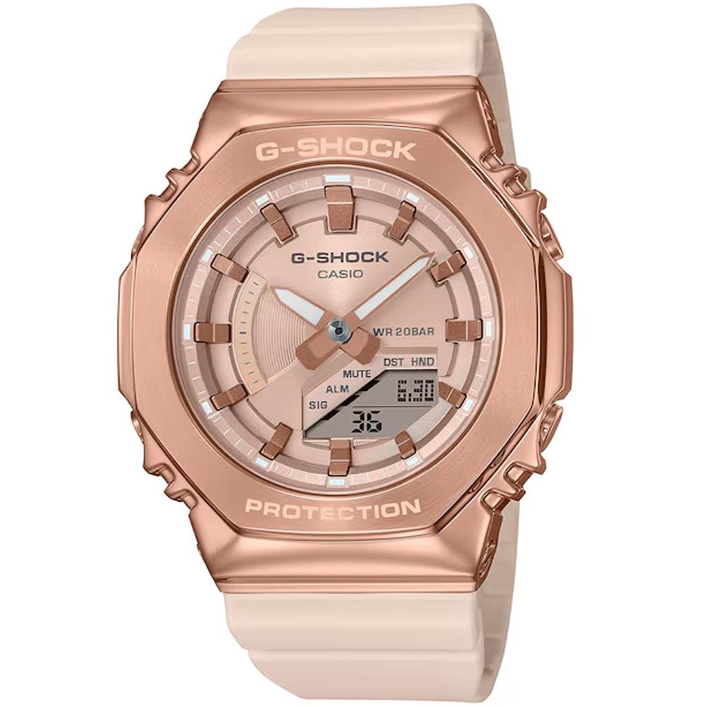 Casio Women's G-Shock 2100 Series Rose gold Dial Watch