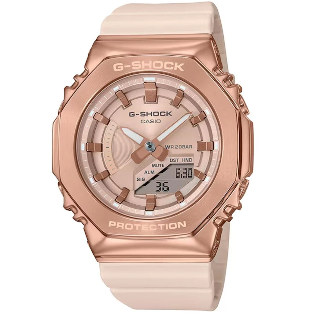 Casio Women's G-Shock 2100 Series Rose gold Dial Watch 1