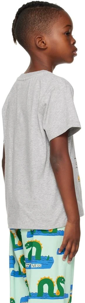 Mini Rodini Kids Gray 'Nessie' T-Shirt 3