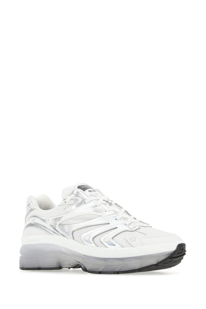 Valentino Two-tone leather and fabric Low-Top MS-2960 sneakers