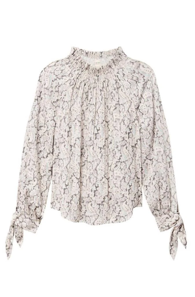 Rebecca Taylor Rebecca Taylor - Paisley Print Smocked Boho Top 3