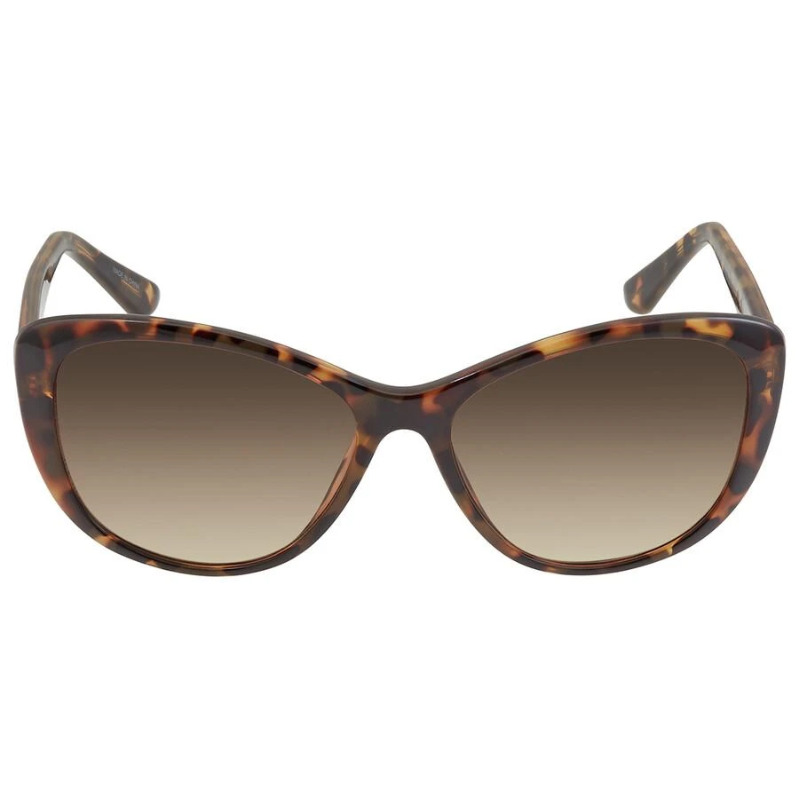 Calvin Klein Brown Gradient Cat Eye Ladies Sunglasses CK19560S 235 57