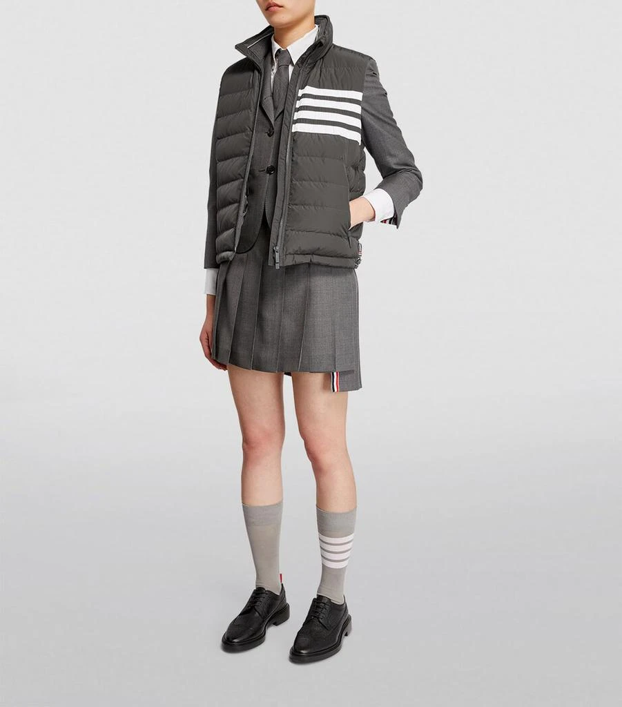 Thom Browne 4-Bar Stripe Down-Filled Gilet 2