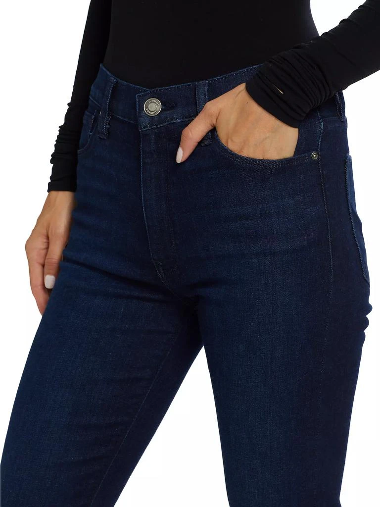 Hudson Barbara Mid-Rise Stretch Flare Jeans 6