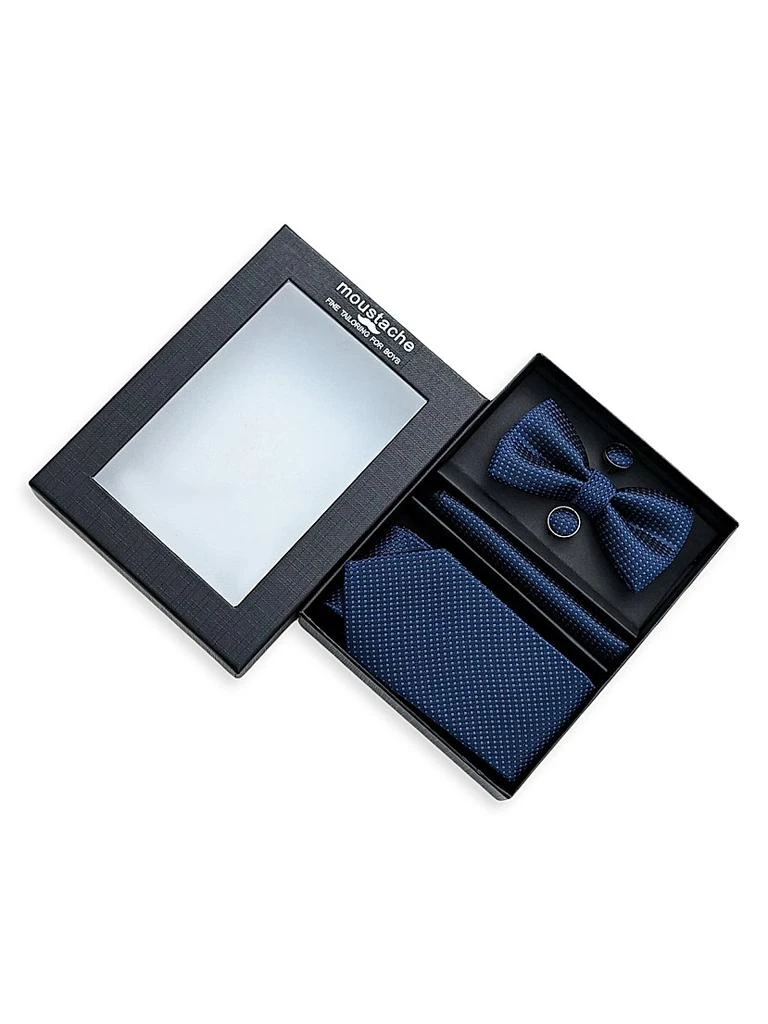 Moustache Dotted Tie Set 3