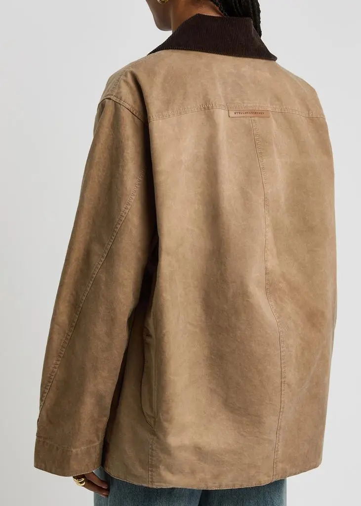 Stella McCartney Faded cotton Harrington jacket 3